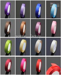 10 Rolls 34quot20mm Satin Ribbon Wedding Party Craft Sewing Decorations 1 Roll 25yds Mix Colors5464565