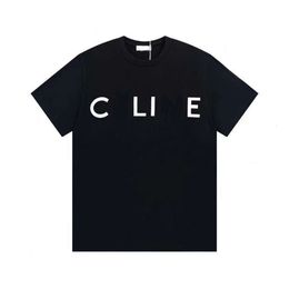 Designer Luxury Celins Fashionable and versatile, comfortable Printed Short Sleeved Top Men and Women Couples T-shirt