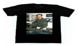 New Fashion Brand Tops Male Tshirt Men Dj Saddam Hussein TShirt Technics 1200 Iraq House Edm Hip Hop Cotton TShirt Tees3676333