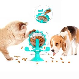 Toys Interactive Dog Toy for Small Dogs Cats Windmill Turntable Puzzle Pet Slow Food Toys Play Games Puppy Kitten Toy Dog Accessories
