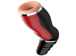 New Oral Sucks Male Masturbator Deep Throat Clip Suction Sex Machine Induced Vibration Sex Moan Intimate Goods Sex Toys For Men Y11883690