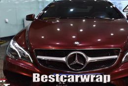 Rose Black Cherry Gloss metallic Vinyl Wrap For Car Wrap Film With Air bubble car sticker covering film Size15220m 5x67ft3152421