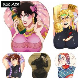 Pads JOJO Gaming 3D Mouse Pad with Silicone GEL Wrist Rest