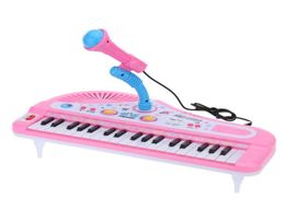 37 Keys Electone Mini Electronic Keyboard Musical Toy with Microphone Educational Electronic Piano Toy for Children Kids Babies8884455