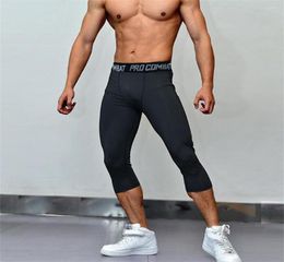 Men039s Pants Mens Workout Shorts Sports Wear Running Tights Gym Leggings For Men Yoga Compression Exercise Spandex3056175