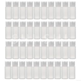 Lipstick 100 Pcs Empty Plastic Lotion Bottle with Flip Top Caps Squeezable Pe Container Travel Liquid Shamboo Fill Vial 10ml 20ml 30ml