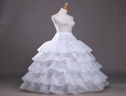 New Ball Gown Petticoat White Crinoline Underskirt Wedding Dress Slip 3 Hoop Skirt Crinoline For Quinceanera Dress Cheap 8877486