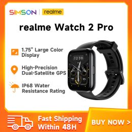 Devices realme Watch 2 Pro 14 Day Battery Life 90 Sport Modes GPS HighPrecision DualSatellite IP68 Water Resistant