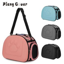 Carriers Small Dog Cat Carrier Bag Foldable Portable Pet Handbag Travel Pet Carrying Shoulder Puppy Bag