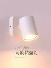 Wall Lamps Modern 350-degree Rotating Bedside Bedroom Living Room El Balcony Study Reading Sconce Lights Deco Fixtures