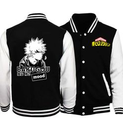 Baseball Uniform Sportswear Autumn Bomber Jacket my hero academia Bakugou Katsuki Print Hip Hop Men Coats7817567