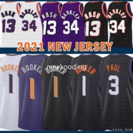 Cheap New Devin 1 Booker basketball jersey Chris Mens 3 Paul Mesh Retro Steve 13 Nash Cheap Charles 34 Barkley Youth Kids