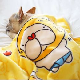 Mats French Bulldog Winter Warm Super Soft Blanket Bed Washable Mat Small Medium Dogs Dog Puppy Cushion Pug Teddy Dropshipping ADB01