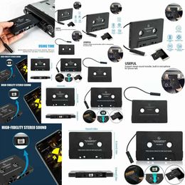 New New New Car Tape Audio Smartphone Bluetooth-Compatible Stereo Adapter Bluetooth Cassette Aux Universa K5h3