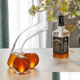 Bar Tools Decanter Fun High Borosilicate Glass Unique Funny Whiskey Whisky 230508 Drop Delivery Home Garden Kitchen Dining Barware Dhlt5