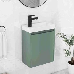 Bathroom Sink Faucets Elegant 16 inch bathroom vanity with sink and soft closing door Q240301