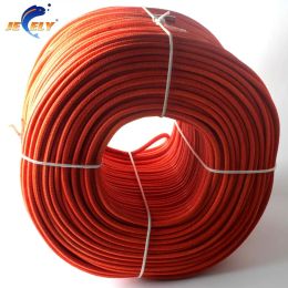 Lines 3mm 10m UHMWPE Fiber Polyester Jacket Rope For Fishing