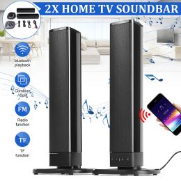 Speakers BS36 Bluetooth TV Sound Bar Home Theatre Soundbar Wireless Television Speaker Detachable 360° Stereo Surround Speakers