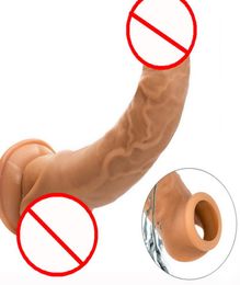 Silicone Bdsm Sm Sex toys Penis Enlargement Coat Penis Increase Extension Sleeves For Adults Intimate Goods Reusable Sex Product9471139