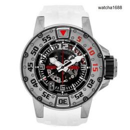 Diamond Watch Designer Wristwatch RM Wrist Watch RM028 RM028 Automatic 47mm Titanium Men's Watch Strap AJ TI-TI