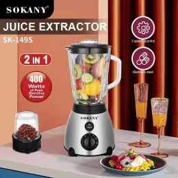 Tools Houselin Professional Blender Blender and Food Processor Combo for Smoothies, Shakes, with Coffee Bean Grinder Function