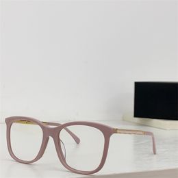 Optical Pink Eyeglasses For Men Women Retro Designer CH0789 Fashion Sheet Glasses Titanium Frame Detailed Elasticity Big Style Anti-Blue Light Lens Plate With Box