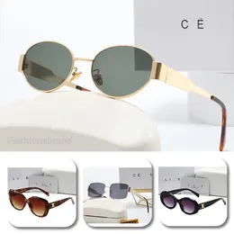 Sunglasses Cycling Mens Designer For Women Optional Top Quality Able Metal Oval Small Frame Polarised UV400 Eyeglass Protection