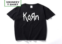 mens t shirts fashion short sleeve Korn Rock band Letter T Shirt Cotton High Street Tee Shirts Plus Size 2204231992151