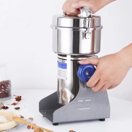 Tools Big Capacity Stainless 800g Herb Grinder Coffee Grinder Machine Grain Spices Mill Medicine Wheat Flour Mixer Dry Food Grinder