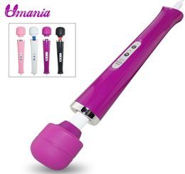 Powerful Body Massage Magic Av Wand Massager Vibrator Waterproof Dildo Vibrator For Women G Spot Clitoris Stimulator Sex Toys Y1905247696