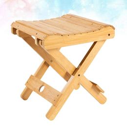 Camp Furniture Outdoor Seating Hiking Foldable Fishing Chair Folding Camping Wooden Stool Portable