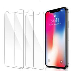 300PCS For iPhone X XR XS 11 12 mini Pro Max Tempered Glass SE 2020 Screen Protector protective glass on iPhone 7 8 6s Plus X glas4305371