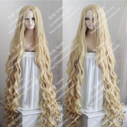 150CM Long Wavy Curly Wig Occident Pastoral Style Mix Blonde Cosplay Wig Hair New High Quality Fashion Picture wig8165373