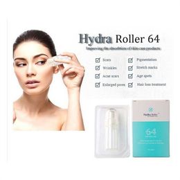 Sıcak Tasarımcı Hydra Needle 20 Serum Aplikatör Aqua Gold Microkannel Mezoterapi 64 Hydra Cilt Bakımı Silindir Ampoule Roller