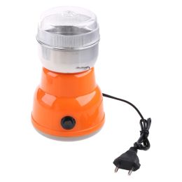 Tools 2023 New Electric Coffee Bean Grinder Stainless Steel Coffee Grinder Home Kitchen Milling Machine One Touchs PushButton Control