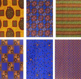 Nigerian satin African wax Fabric prints Cotton material Prints Ankara veritable Wax new pagne for sewing dress3595153