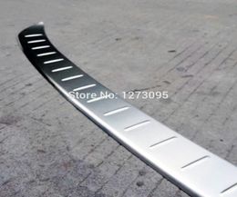 Stainless Steel Rear Trunk External Scuff Plate for Mazda 3Axela 2014 2015 2016 Hatchback Rear Bumper Protector Sill Trim1877342