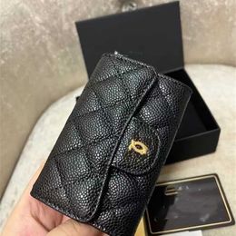 business Card Style with Coin Brand-name Holder Paris Ringer Wallet Mens Handbag Purse Womens Luxury Mini Box Passport Wholesale Size 11cm leather money clips