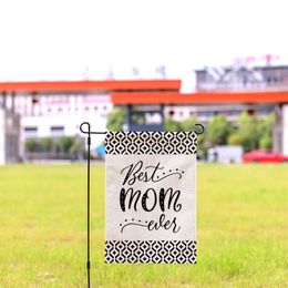 Happy Mothers Day mommy madre Garden flag best mom flag decoration courtyard yard flag linen material P270