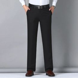 Pants MRMT 2023 Brand Men's Trousers High Waist Black Suit Pants Men Trousers Thin Straight Loose Formal Business Casual Man Trouser