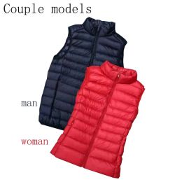 Coats Ultralight Women's coats Sleeveless White Duck Feather Warm Waistcoat Down Vest Down jacket women spring 2022 feminine coat