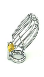 Stainless Steel Male Chasity Devices Cock Cage Cock Rings Large Size Easeful BDSM Chasity Sex Toys for Men2078438