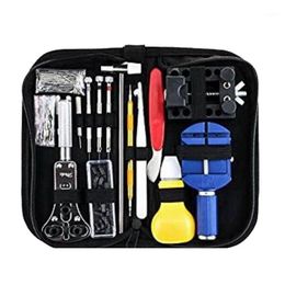 147 Pcs Watch Repair Tool Kit Case Opener Link Spring Bar Remover Watch Kit Metal Watchmaker Tools For Adjustment Set Band1237o