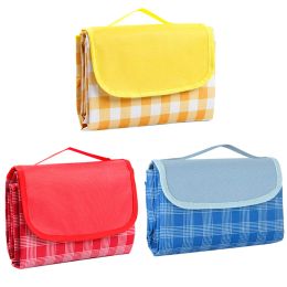 Mat Picnic Mat Camping Hiking Outdoor Portable Beach Blanket Folding Camping Mat Thick Waterproof Lawn Cloth Camping Equipment Mat