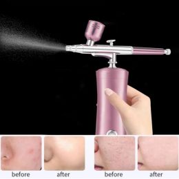 Devices Portable Mini Airbrush Facial Water Oxygenation Machine Nano Spray Facial Moisturising Rejuvenation Nail Tattoo Craft Cake