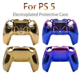 Cases For PS5 electroplated Protective Case Protective Case Controller Gamepad Anti Slip Skin Sleeve Cover playstation 5 Accessories