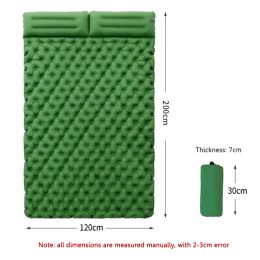 Mat Camping Sleeping Pad Inflatable Air Mattresses Outdoor Mat Furniture Bed Ultralight Cushion Pillow Hiking Trekking with Pillow