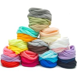 200Pcs 25 Colors Extremely Soft Hand Stretchy Nylon Headbands for Babies born Infants DIY Crafts Project 240223