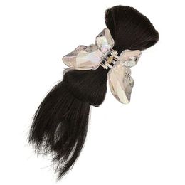 Hair Clips Barrettes Mxme Eye Catching Accessory Delicate Butterfly Clip With Shuttlecock Detail For Cosplay And Daily Wear Drop Deliv Oti5D