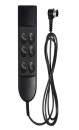 Furniture Hardware Six Button 5 Pins 6 Inner Wires Connexion Remote Handset Controller Hand Control for Lift Chairs Power Recline9209023